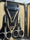 Vintage Manicure Set Made In Germany Top Grain Cowhide Case 8 Pcs