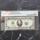  20 Federal Reserve Note Chicago Offset Printing Error Front To Back Pmg 66 Epq