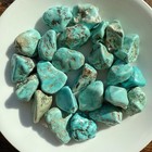 8oz 1lb 2lb Turquoise Tumbled Stones  Middle Size  0 75-1 25in   Crystal Healing
