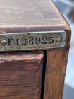 Library Bureau Sole Makers Card Vintage Wood Card Catalog Vhs Modified Read