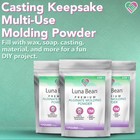 Powder For Hand Casting Kit Multi Use Projects  3 Lb Casting Plaster Material