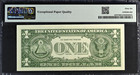 1957  1 Silver Certificate Star Note  Fr 1619   Pmg Gem Uncirculated 66 Epq
