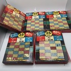 5 Vtg Kuter Kolors Cigarette Special Punch Board 340 Plays Punches Lottery Board