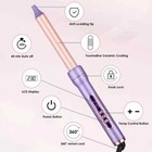Aiko 6 In 1 Ceramic Curling Iron Wand W  Hair Straightener Brush Curler  new 