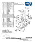 New  Genuine Mikuni Carb Rebuild Kit  2002-2009 Suzuki Ozark 250 Atv Mk-bs29-20