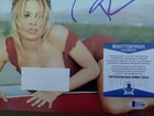 Pamela Anderson Baywatch    Playmate Hand Signed 8x10 Autograph Beckett Coa
