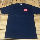 Miller High Life Beer T-shirt Men   s M Navy Vintage New Old Stock