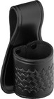 D Cell Flashlight Holder - Black Leather Holster For 1 25  Barrel  Duty Belt Fit