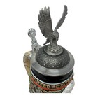 United States 250th Anniversary Le German Beer Stein With Pewter Eagle Lid 1 25l