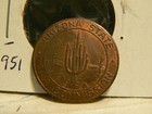 Arizona State Sales Tax Commission Token  Copper