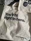 New Lot Of 3 Ebay Logo Canvas Tote Bag Natural Ebay Things People Love