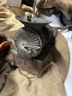 Antique Justrite Auto Lite Carbide Miner Caps Lamp What Bracket Untested 5 Total