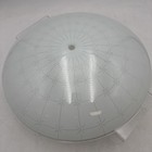 Vtg Mcm 14 5    Atomic Starburst Frosted Glass Ceiling Light Shade 1950s Bg-104