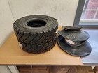 6 00-9 Forklift Tires Pair W  Tubes   Flap 10 Ply 6 00x9 Solideal Ed Plus  m131