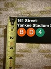 Yankee  Subway Sign Replica Train Nyc Mta New York Transit Metro Mini Bronx