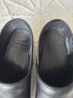 Dansko Professional Black Leather Clogs Womens Size 40 Nursing Shoes Comfort