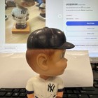 Ny Yankees Mlb 1960 Vintage Bobblehead Extremely Scarce Color Base Nodder Head D