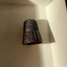 Vintage Sterling Silver Sewing Thimble Size 10 Star Maker   s Mark Antique