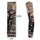 Temporary Tattoo Arm Sleeves 20pcs Multi Colored Sunscreen Stockings Hoveox Arts