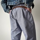 1950s Vintage French Workwear  chef  Striped Trousers