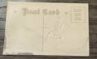 Antique Thanksgiving Post Card Turk-ful Plate Man Unposted Dinner Table