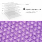 1000 Purple Poly Bubble Padded Envelopes Self-sealing Mailers 4x8  inner 4x7 