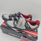 Venzo Mx Three Strap Cycling Shoes Black   White Mens Size 10 5 Includes Cleats
