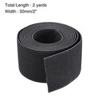 Twill Elastic Band Double-side 2  Flat 2 Yard Flat Elastic Cord Dark Grey