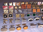 Great Lot  30 Pair  Mostly Vintage  Cufflinks  Many Designs   Decorations