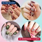 1 Pack Of 50 Pcs Gold Rhinestones For Nails 3d Nail Charms For Acrylic Nails Nai