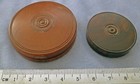  2 Rare Vintage Wood  Wooden Wood Non Animal Seal Boxes