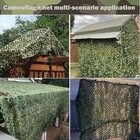 Camouflage Netting Camo Net Camping Military Hunting Shooting Blind Decorations