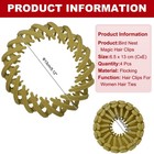 Bird Nest Magic Hair Clip  Hairs Maker Ponytail Holder  4 Pack  Light Brown 