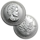 2004 Canada 5 Coin  999 Silver Maple Leaf Privy Set 1 90 Troy Oz Total Ogp   Coa