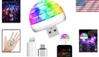 Rgb Light Effect Mini Disco Ball - Plug And Play Sound Activated Party Lights