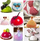 5inch Dome Cake Pan  2pcs Football Cake Pan hemisphere Cake Mold kids Diy 3d
