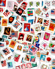One Thousand Stamps  1000  United States Kiloware Mission Mix Canceled On Paper