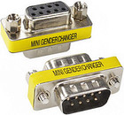 9 Pin Rs232 Db9 Male To Female Serial Cable Gender Changer Coupler Mini Adapter 