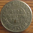 1947 Gt Co  Grafton  Wv Transit Bus Token - West Virginia