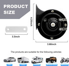 300db Super Loud Car Horn  12v Waterproof Car Air Electric Snail Horn  Auto High