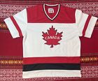 Canada Hockey Jersey Mens Xl Red White Maple Leaf Shirt Sleeve