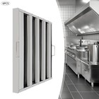 6 Pack 20  X 20  Commercial Hood Grease Exhaust Filter Baffle Stainless Steel