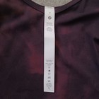 Lululemon Align Long Sleeve Shirt 0 Diamond Dye Cassis Black Cropped Nwt  84
