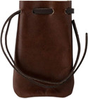 Leather Drawstring Pouch  Coin Bag  Medicine Tobacco Pouch Medieval Reenactment 