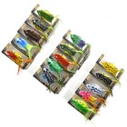 20pcs 5 5cm Silicone Frogs Topwater Rubber Frog Lures Snakehead Fishing With Box