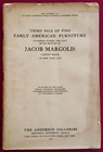 Antique American Furniture Jacob Margolis Collection - 1923 Auction Catalog