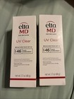 Elta Md Clear Uv Daily Broad Spectrum Spf 46 Sunscreen Lot Of 2 Exp 04 2029
