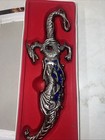 Blue Dragon Dagger Knife W sheath                               