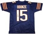Sale  Chicago Bears Rome Odunze Autographed Signed Blue Jersey Beckett Witness