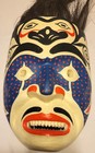 Haida Canada 11  X 8  Pacific Northwest Coast Carved Handmade Wood Mask W hair
